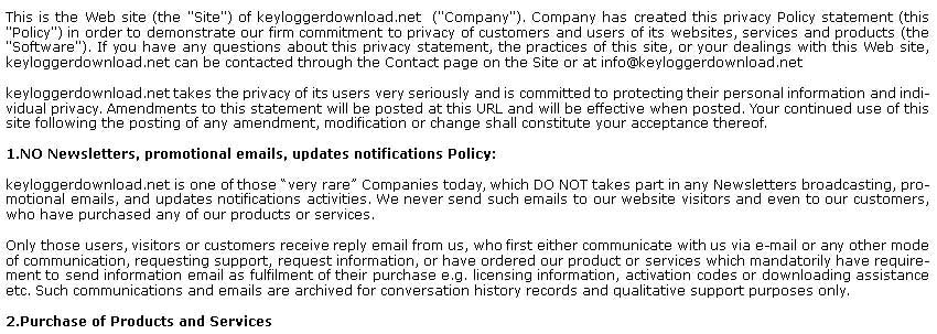 Privacy Policy