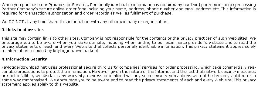 Privacy Policy